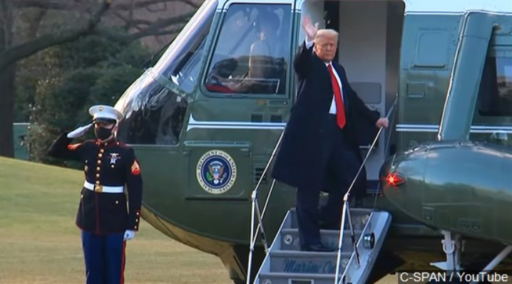 Trump Departs