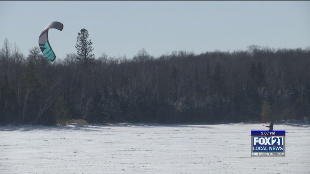 Snowkiting