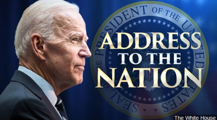 Watch Live: President Biden To Make First Primetime Address To Nation ...