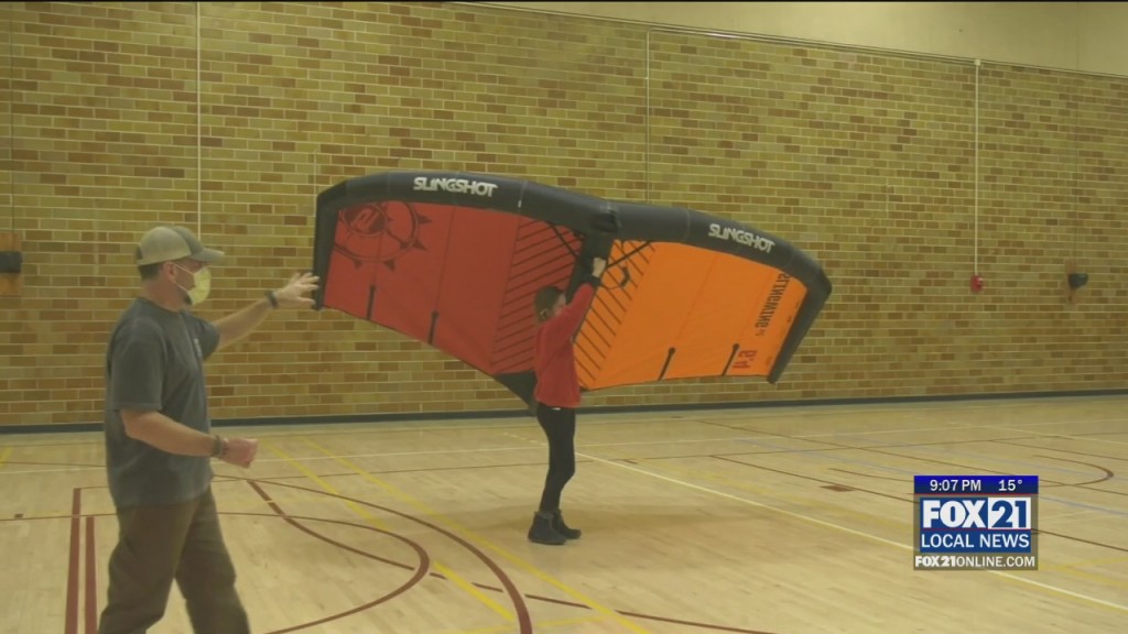 Snowkiting