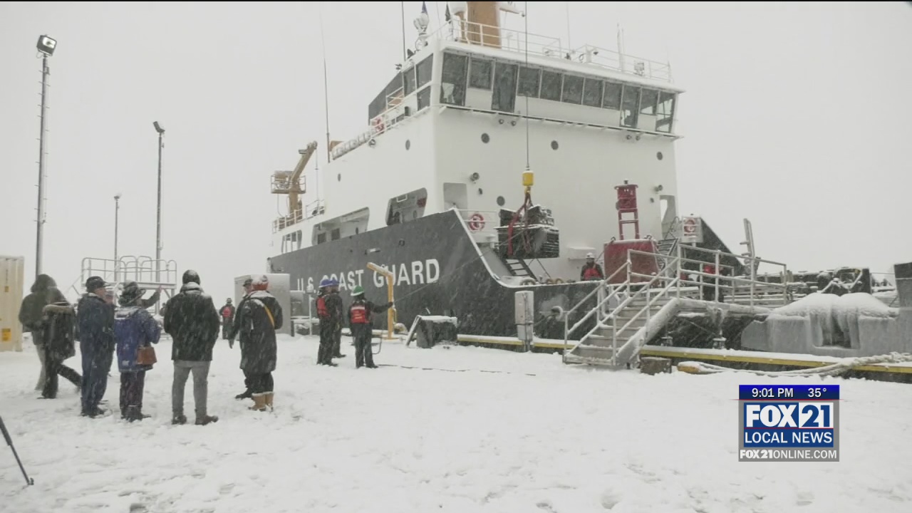 Coast Guard Cutter Spar Arrives at its New Home Port in Duluth
