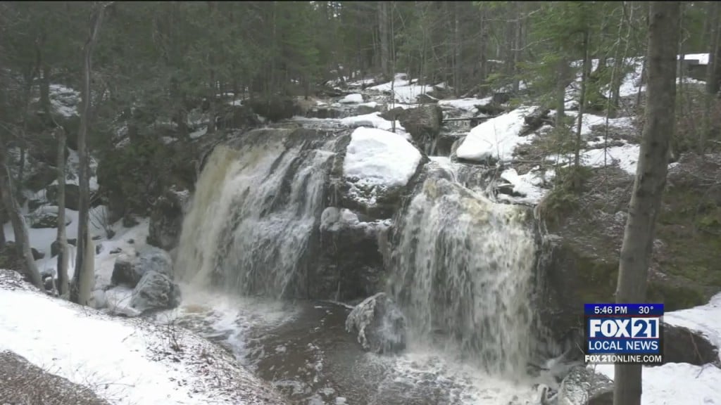 Amnicon Falls State Park Spring Melt Attracts Visitors