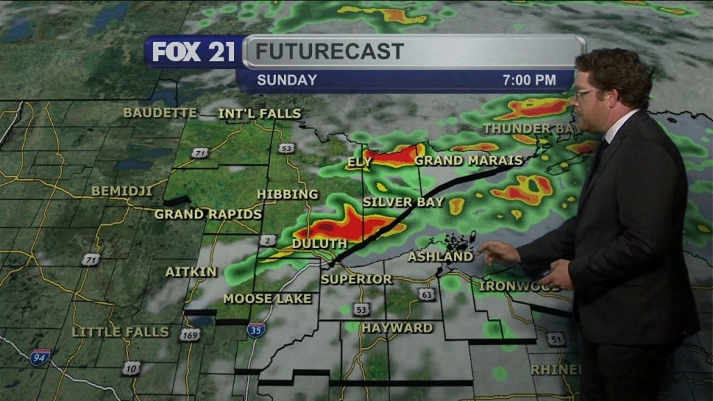 Saturday Evening Northland Forecast