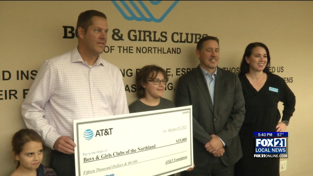 The Boys and Girls Club of the Northland Receives 15,000 Grant From the AT&T Foundation