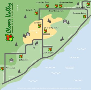 Clover Valley Farm Trail Map