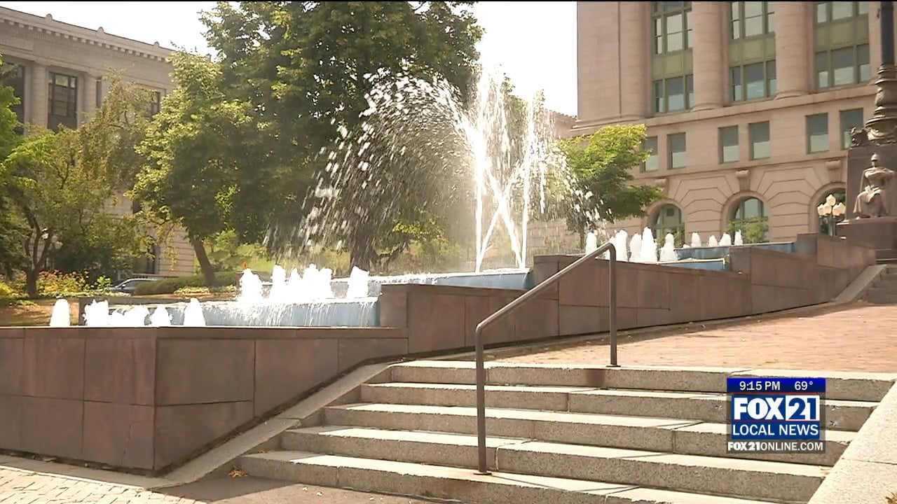 Duluth's Historic Priley Fountain Running After Summer-Long Repairs ...