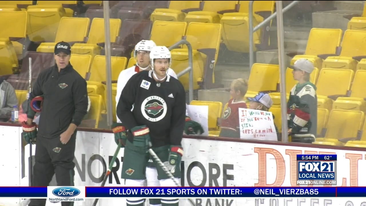 Minnesota Wild holds practice at Recreation Outdoor Center – The Echo