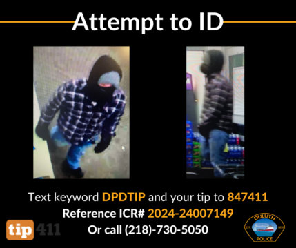 Duluth Police Ask For Help In Identifying Armed Robbery Suspect ...