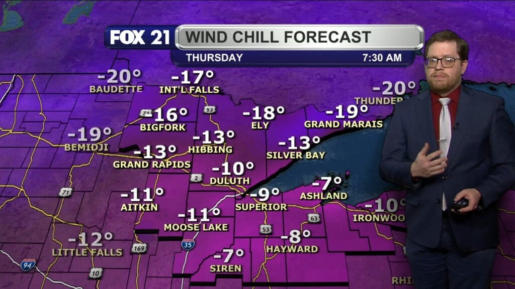 Wednesday Evening Northland Forecast
