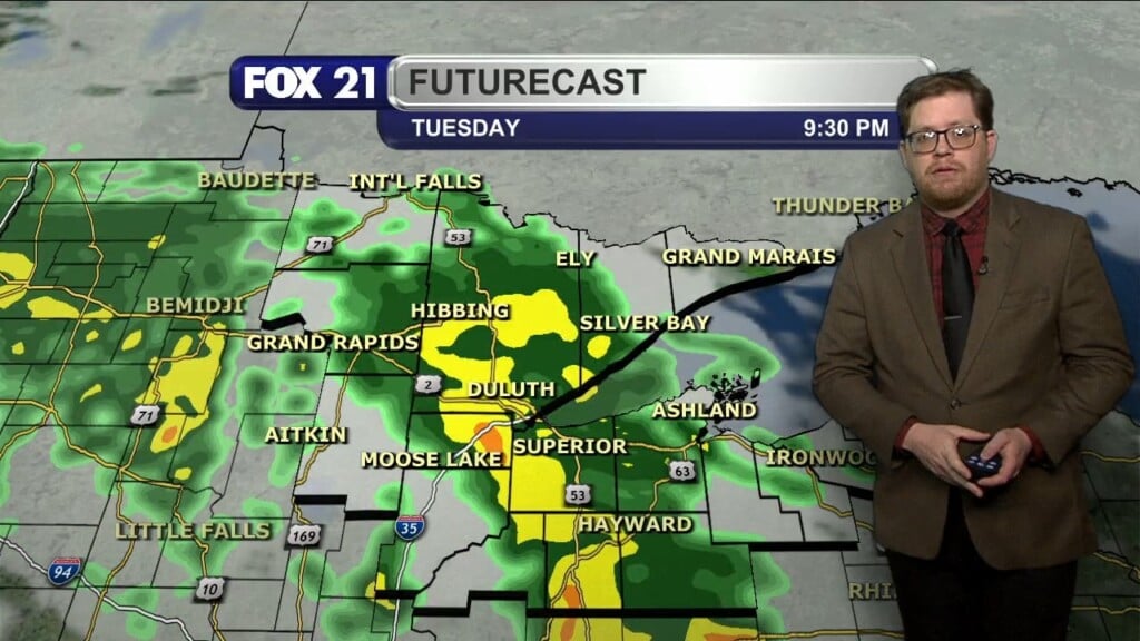 Monday Evening Northland Forecast