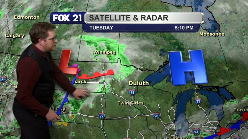 Tuesday Evening Northland Forecast