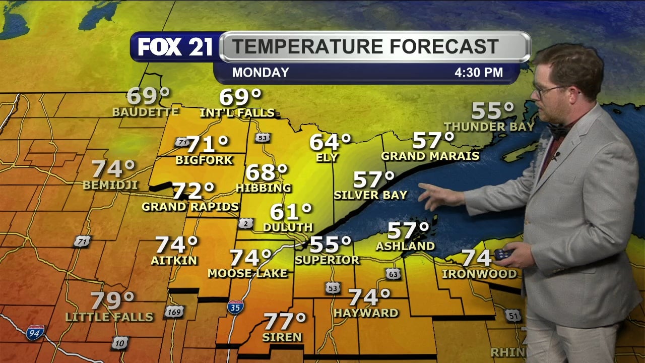 Sunday Evening Northland Forecast