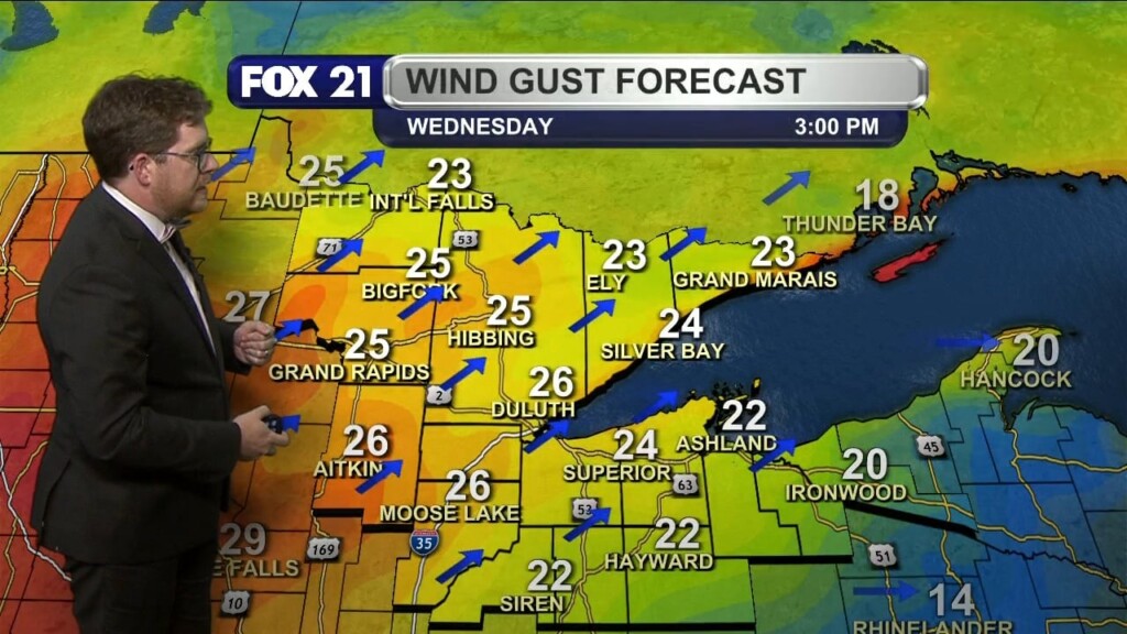Tuesday Evening Northland Forecast