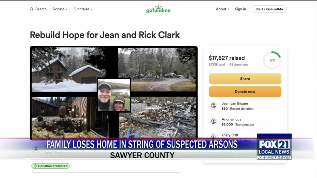 Arson Gofundme