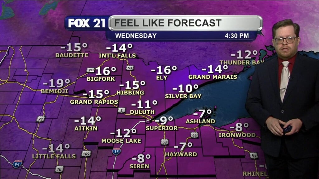 Tuesday Evening Northland Forecast
