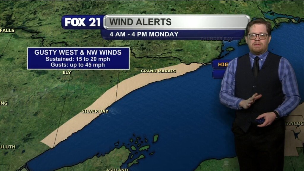 Sunday Evening Northland Forecast