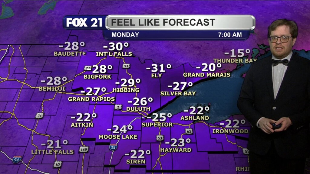 Sunday Evening Northland Forecast