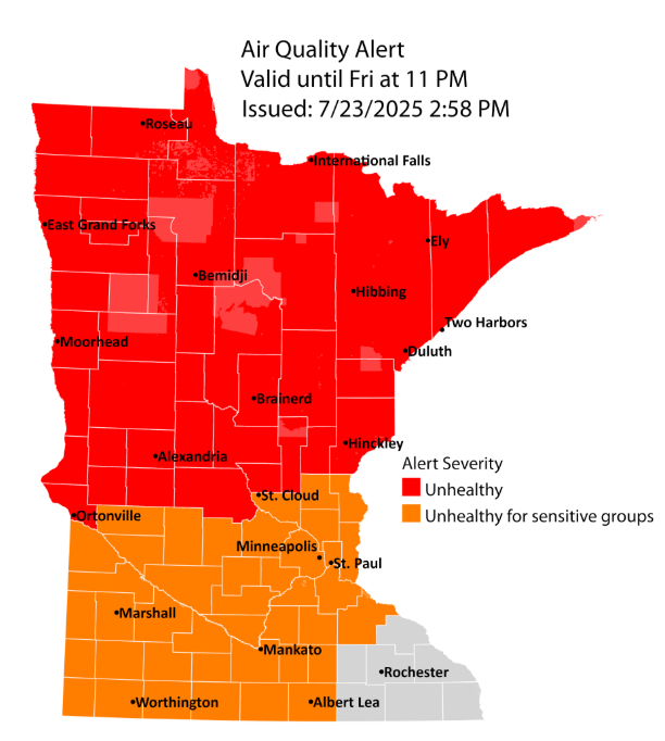 Air Quality Alert 07/23/2025
