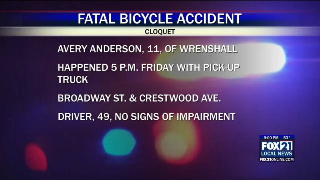 Fatal Bicycle Accident