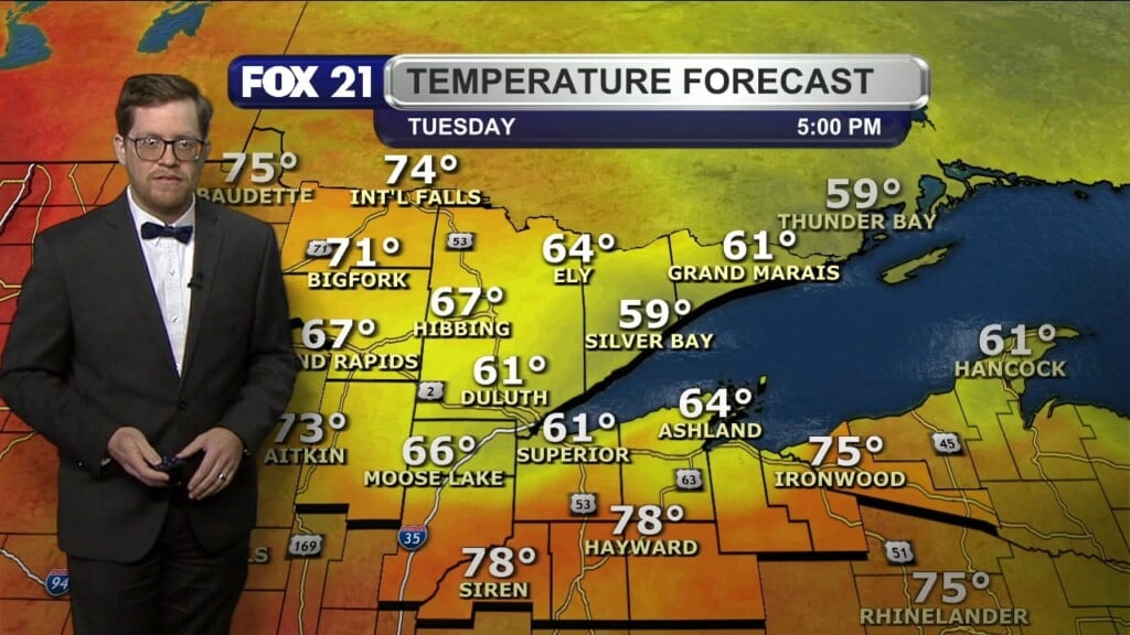 Monday Evening Northland Forecast