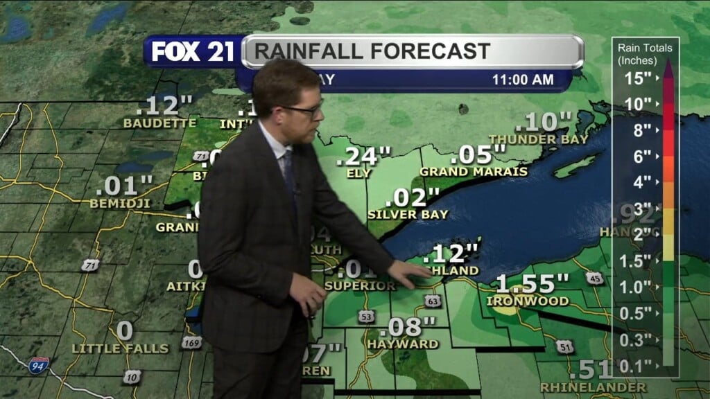 Tuesday Evening Northland Forecast