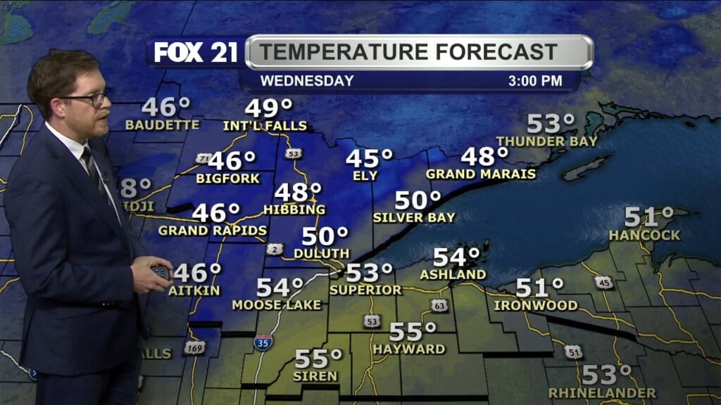 Tuesday Evening Northland Forecast