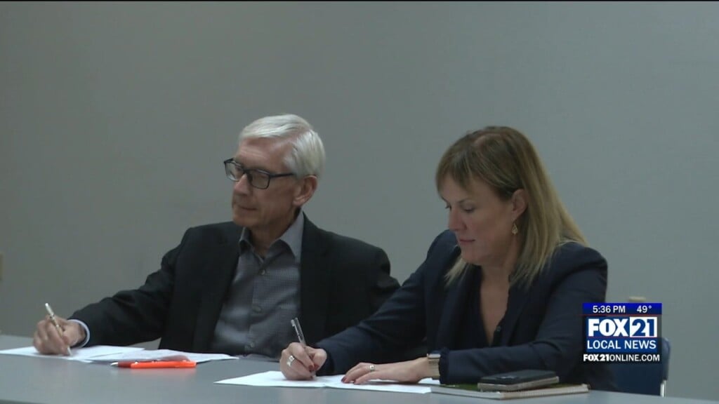 Wisconsin Gov. Tony Evers Hosts Healthcare Roundtable Discussion In Superior