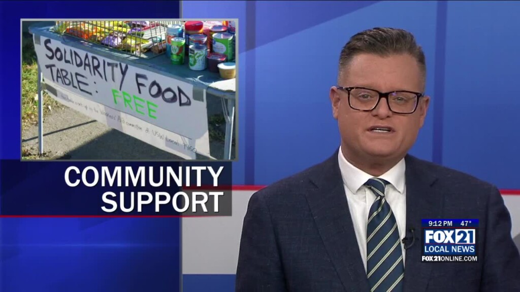 Labor Temple Sets Up Solidarity Table To Help Those In Need