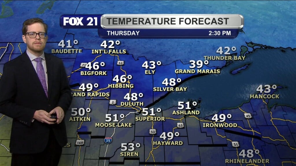 Wednesday Evening Northland Forecast