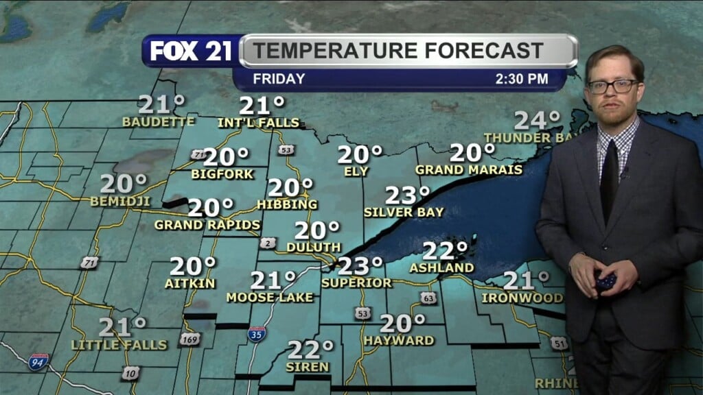 Thursday Evening Northland Forecast