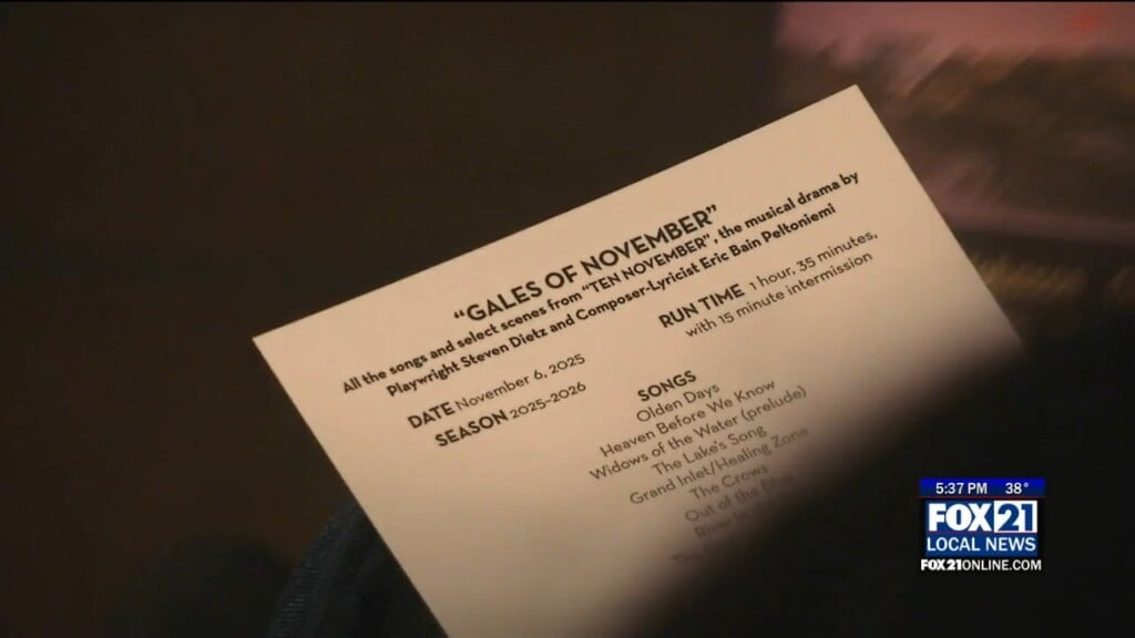 Umd Hosts "gales Of November" In Honor Of Edmund Fitzgerald