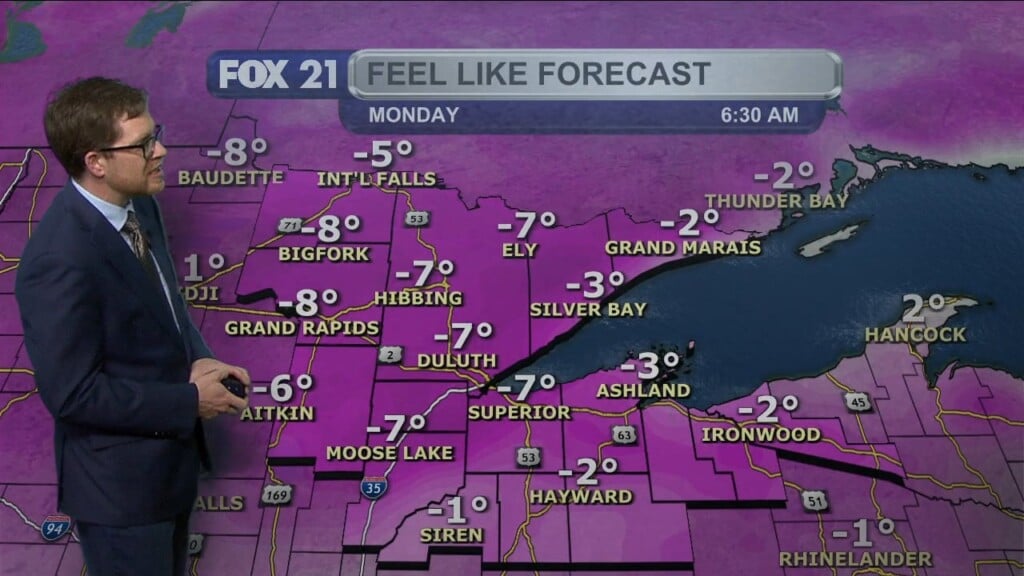 Sunday Evening Northland Forecast