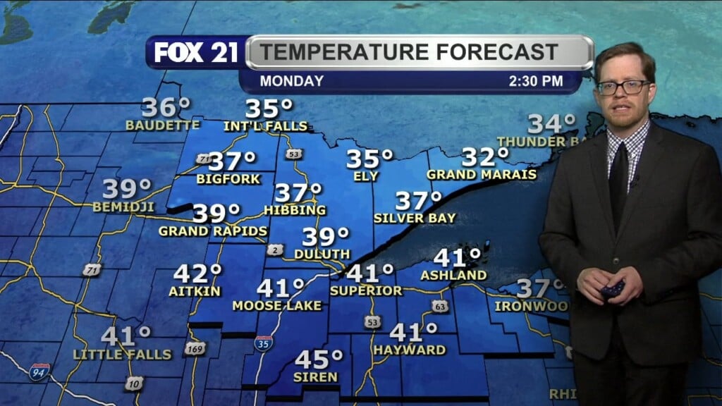 Sunday Evening Northland Forecast