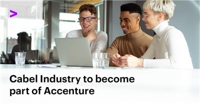 Accenture To Acquire Cabel Industry, Strengthening Its Financial Services Capabilities In Italy