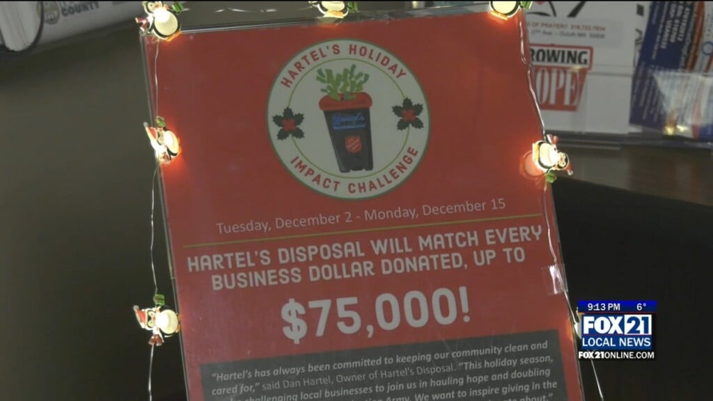 Hartel's Disposal Wraps Up $75,000 Gift For Salvation Army