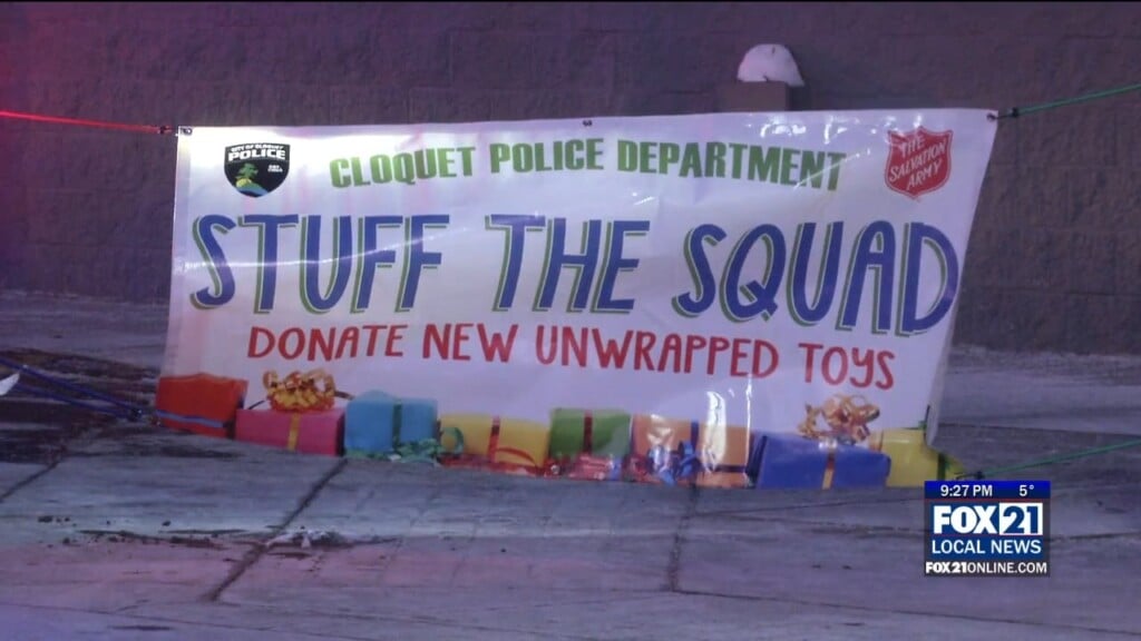 Local Police Help Salvation Army Toy Donation