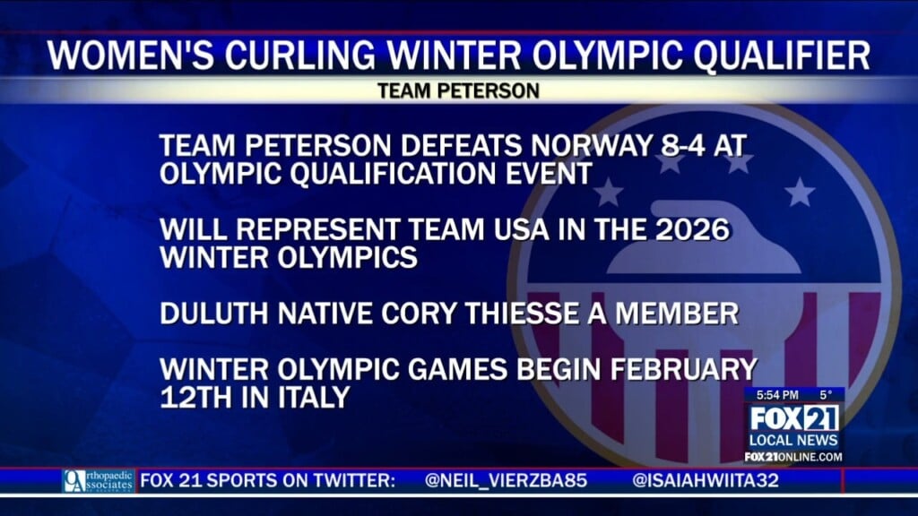 Team Peterson Qualifies For 2026 Winter Olympic Games For Women’s Curling