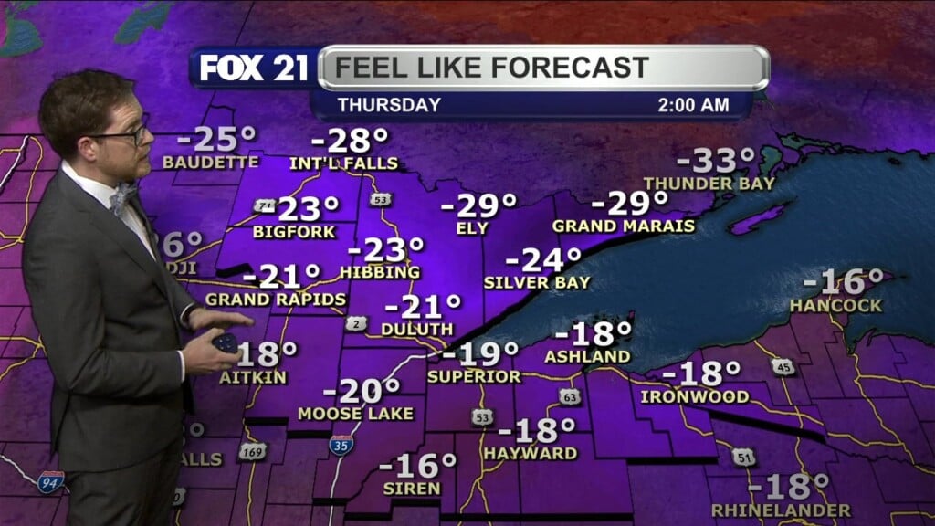Wednesday Evening Northland Forecast