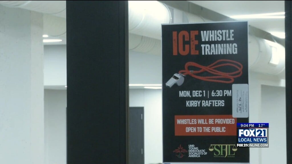 Umd Students Hold 'ice Whistle Training Session'