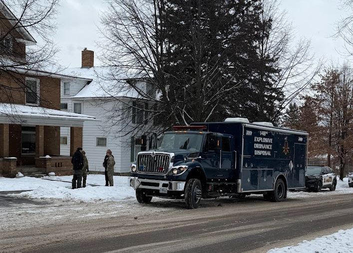 Bomb Squad responds to report of dynamite found in Duluth basement, Howard Friese House