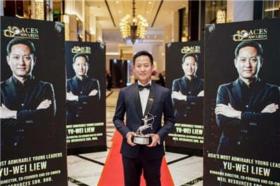 Mr. Yu Wei Liew Of Weil Hotel Wins Asia’s Most Admirable Young Leader At Aces Awards 2025