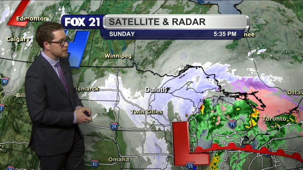 Sunday Evening Northland Forecast