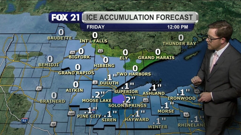 Wednesday Evening Northland Forecast