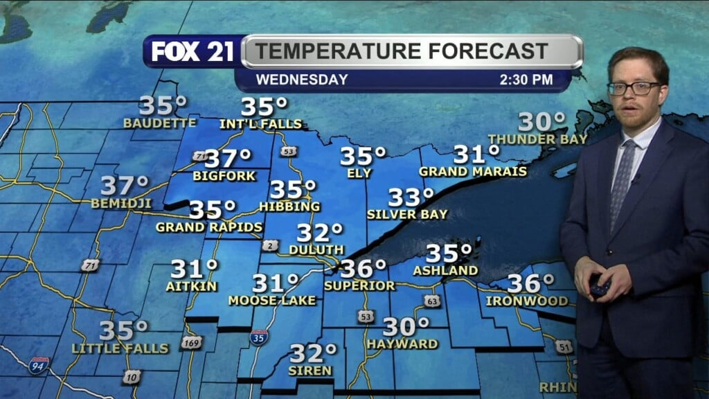 Tuesday Evening Northland Forecast