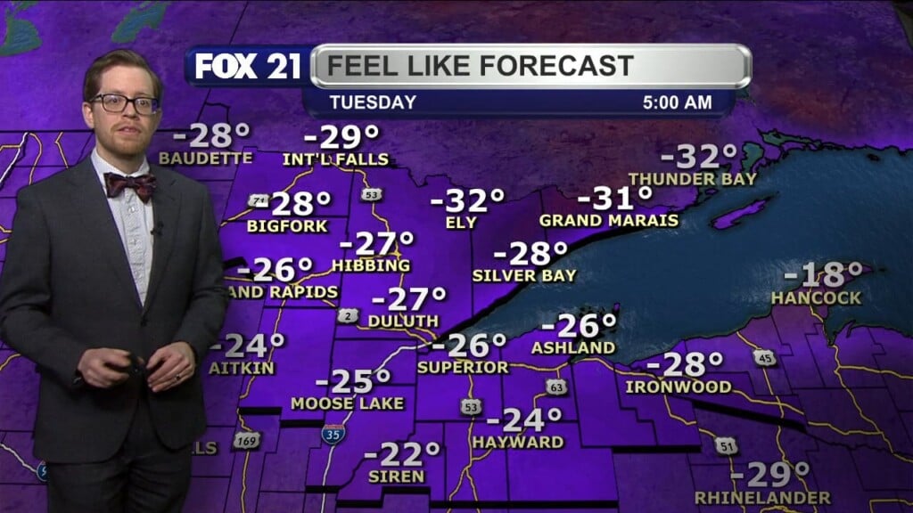 Monday Evening Northland Forecast