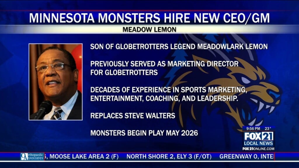 Meadow Lemon Named As New Ceo/gm For Minnesota Monsters