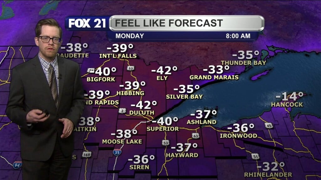Sunday Evening Northland Forecast