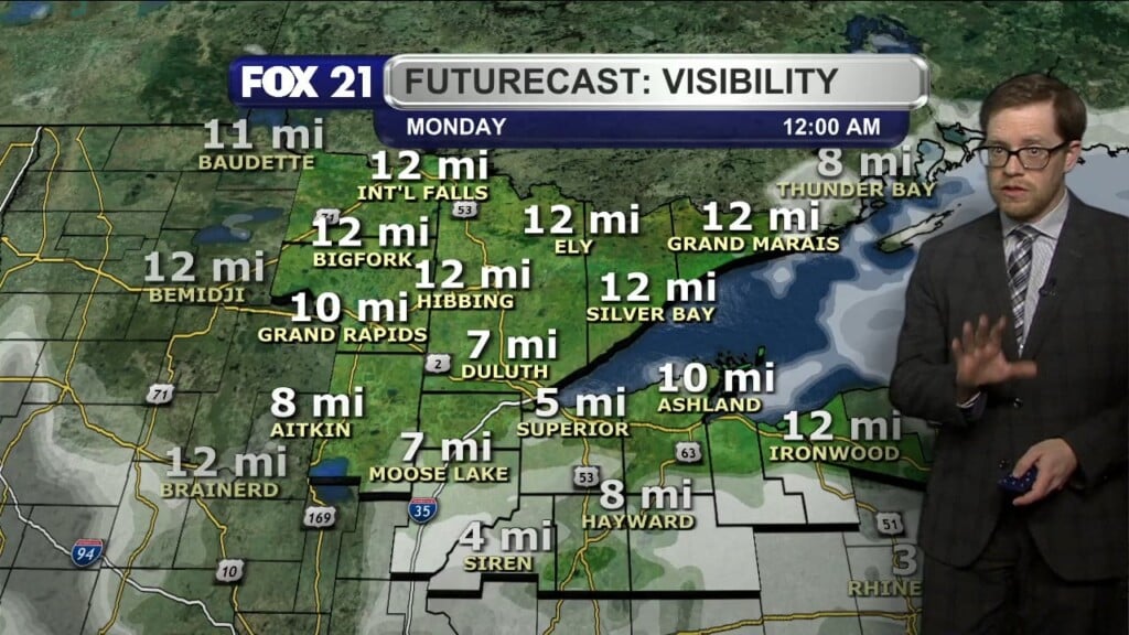 Sunday Evening Northland Forecast