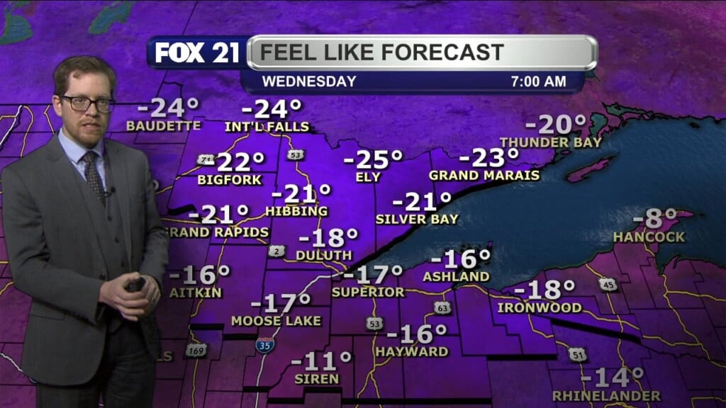 Tuesday Evening Northland Forecast