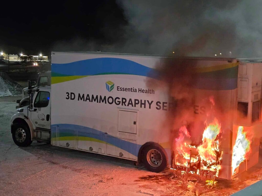 Mobile Mammography Fire
